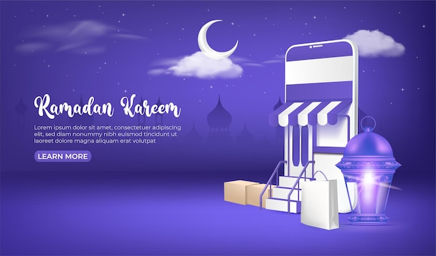 Baner Sprzedaży Ramadanu, Zakupy Online Ramadan