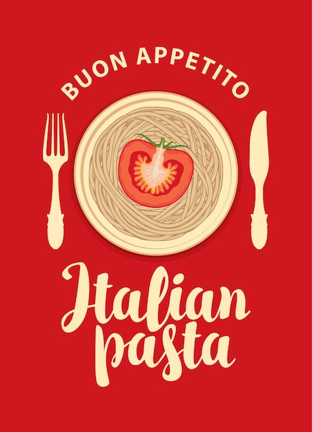 Plik wektorowy baner z menu dla włoskiej restauracji
