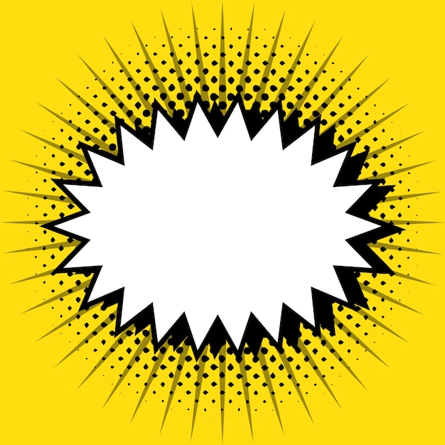 bańka mowy pop art design