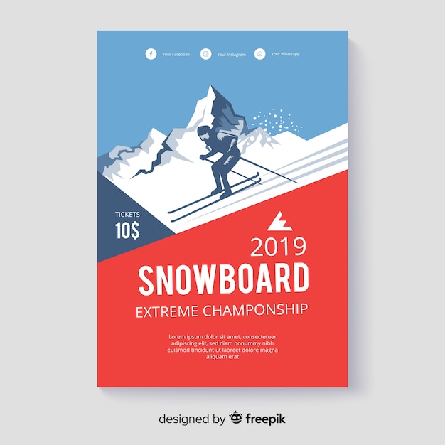 Banner Snowboardowy