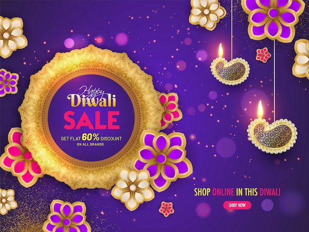 Banner Sprzedaży Diwali