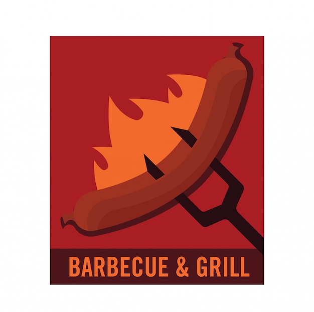 Plik wektorowy barbeque logo