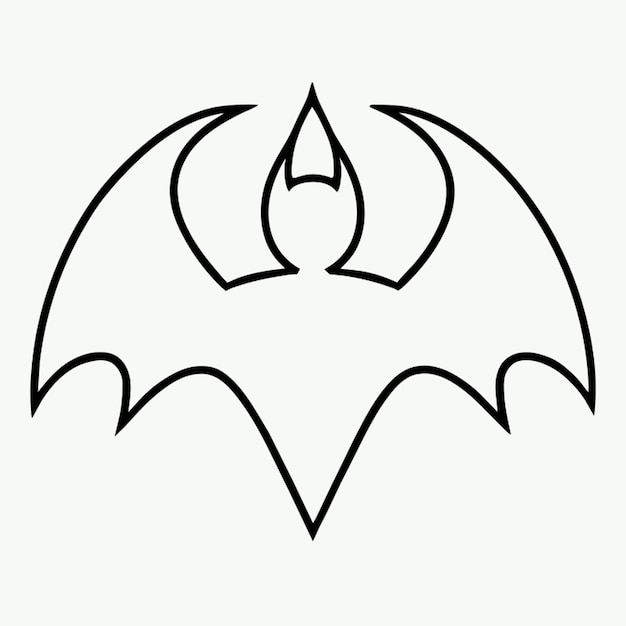 Bat Prosta Ilustracja Wektorowa