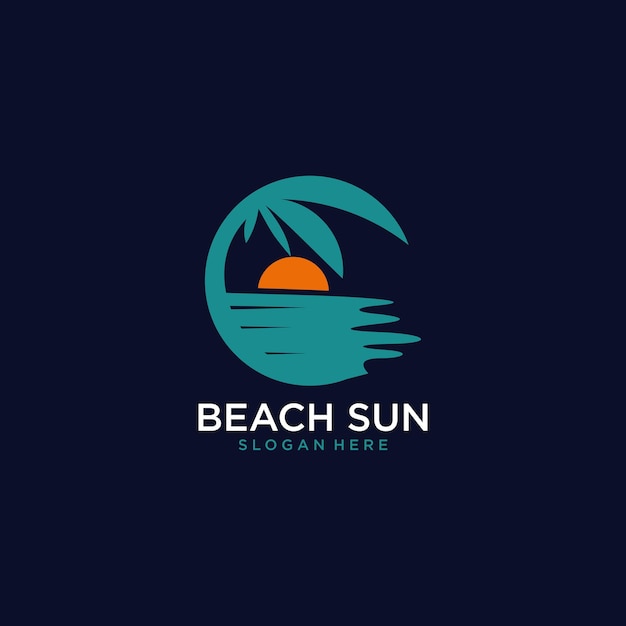 Beach Sun Logo