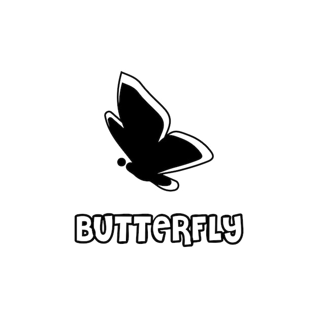 Beauty Butterfly Logo Szablon Wektor Ikona Designu