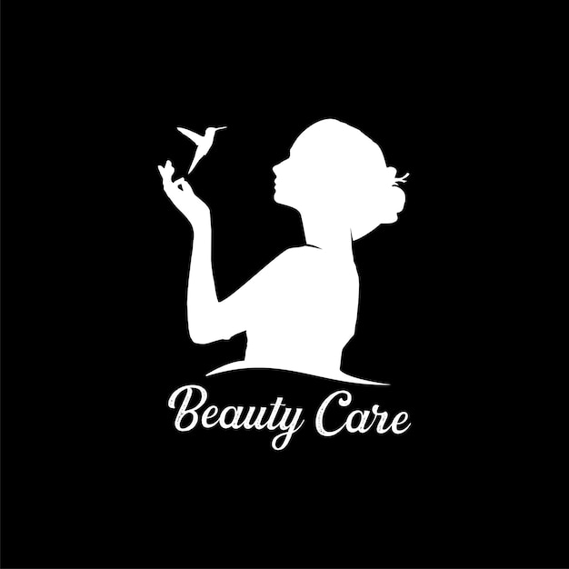 Beauty Care Z Latającym Ptakiem Logo Inspiracje