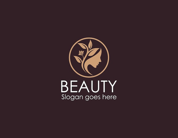 Plik wektorowy beauty skincare salon spa dermatologia klinika kwiat logo design