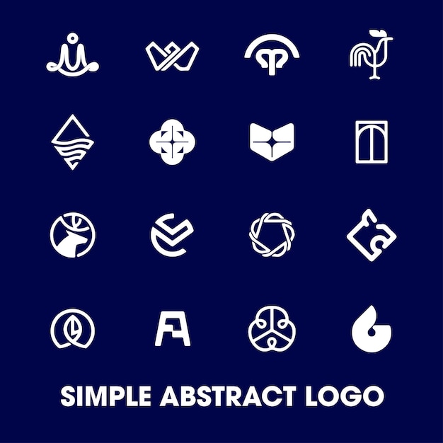 Plik wektorowy bezpłatne próbki abstrakcyjnego logo