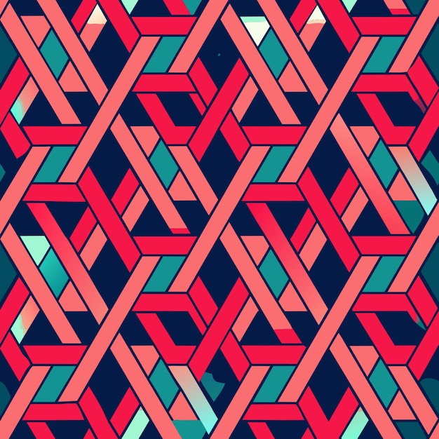Bezpłatny bezszwowy geometryczny abstrakcyjny wzór tekstury ilustracja wektorowa tapeta tło
