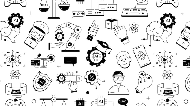 Bezproblemowe wzorce AI zaprojektowane za pomocą inteligentnych urządzeń VR i różnych technologii uczenia maszynowego