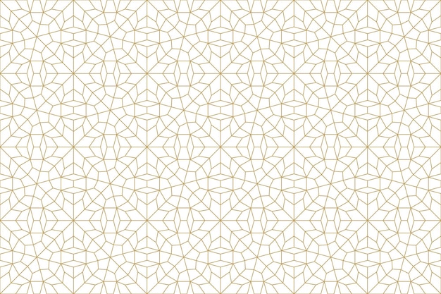 Bezproblemowy wzór geometryczny w autentycznym stylu arabskim