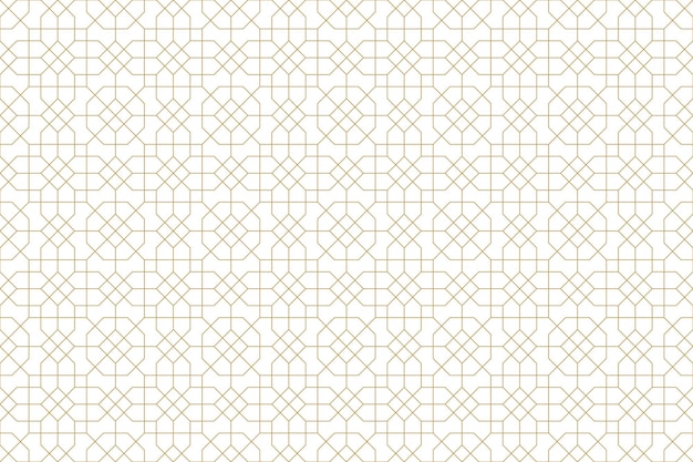 Bezproblemowy wzór geometryczny w autentycznym stylu arabskim