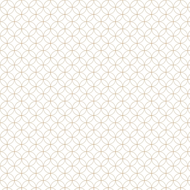 Bezszwony abstrakcyjny nowoczesny geometryczny wzór okrągłej linii dla eleganckiego złotego tła świątecznego
