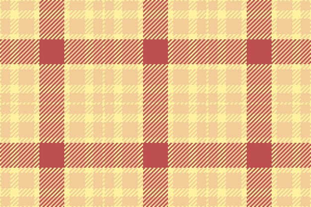 Bezszwowa tkanina czekowa o wzorze tekstylnym wektorowym z teksturą tła tartan plaid