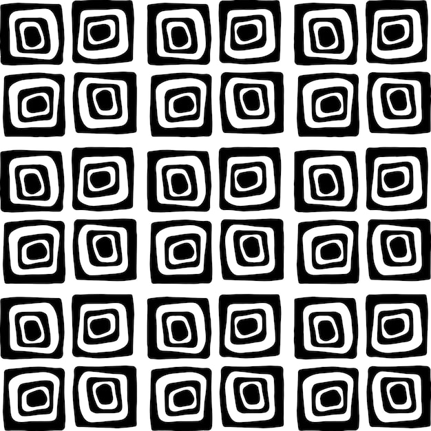 Bezszwowe abstrakcyjne geometryczne ręcznie rysowane wzór
