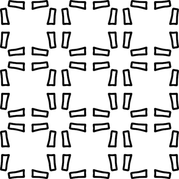 Bezszwowe abstrakcyjne geometryczne ręcznie rysowane wzór