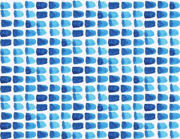 Bezszwowe niebieski geometryczny akwarela wzór wektor. projekt tła