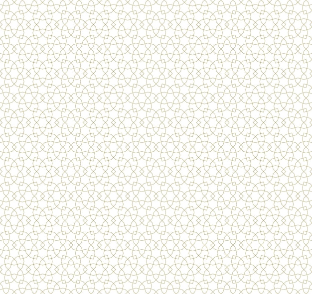 Bezszwowe ornament geometryczny oparty na tradycyjnej sztuce islamskiej. Kolor brązowy. Świetny projekt dla tkaniny, tkaniny, okładki, papieru do pakowania, tła.