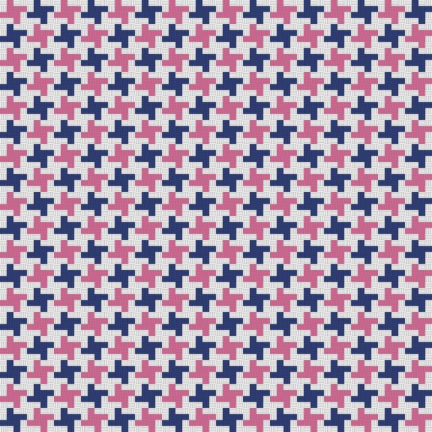 Bezszwowe streszczenie trójkolorowy wzór geometryczny tło wektor ilustracja