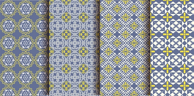 Bezszwowe szwy abstrakcyjne geometryczne projektowanie graficzne tapety z nadrukiem Wzór tła Vector