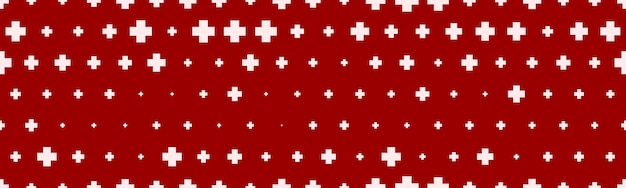 Bezszwowe tło szpitalne z symbolami plus
