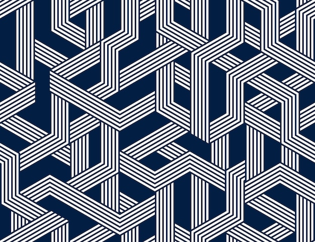 Bezszwowe tło wektor kostki, wyłożone polami powtarzający się wzór płytek, architektura 3D i budownictwo, geometryczny wzór.