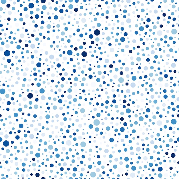 Plik wektorowy bezszwowe tło z niebieskimi kropkami na białym wektorze