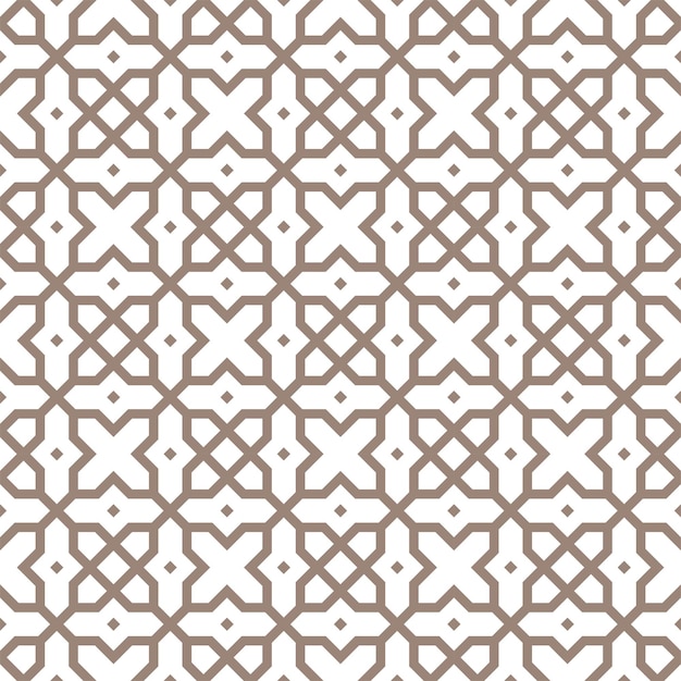 Bezszwowy abstrakcyjny wzór geometryczny w stylu islamskim