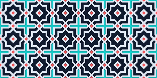 Bezszwowy arabski wzór ozdobny