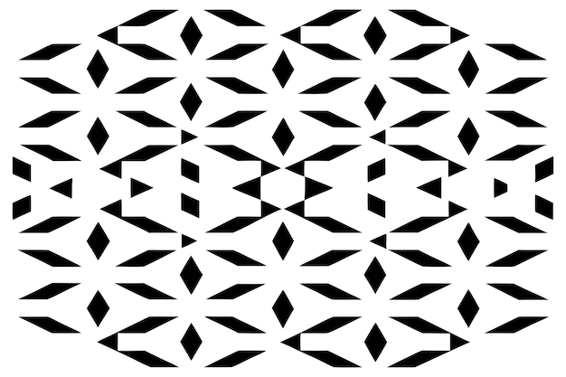 Bezszwowy geometryczny sześciokątny wzór płytki w kolorze niebieskim i białym