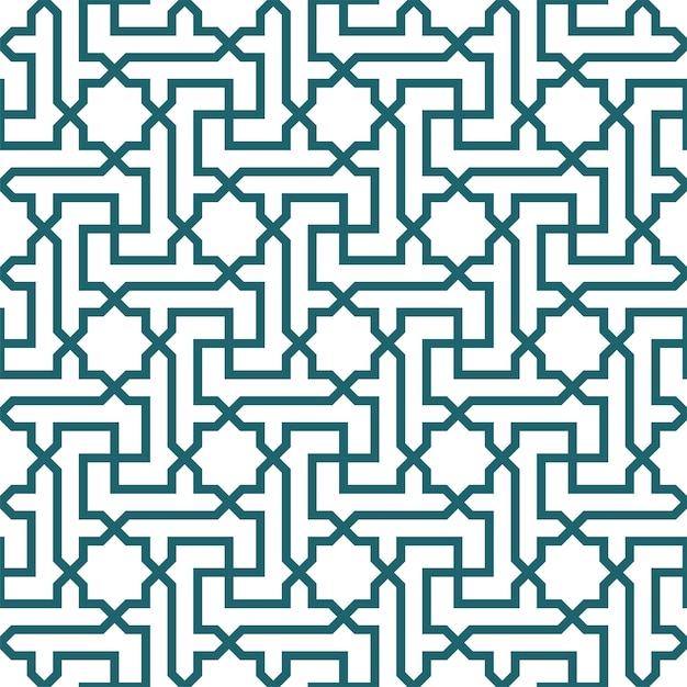 Bezszwowy geometryczny wzór z Arabskim stylem