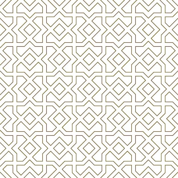 Bezszwowy wzór geometryczny w stylu arabskim