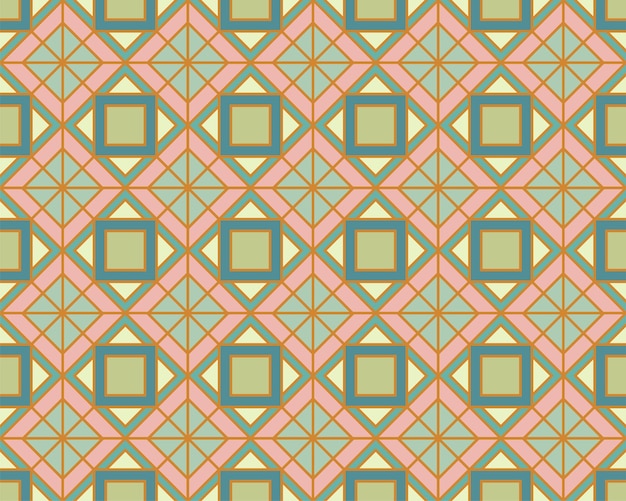 Bezszwowy wzór z kształtami geometrycznymi Abstrakcyjny wzór geometryczny