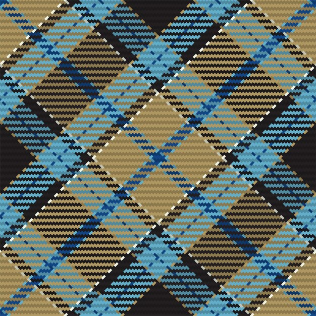 Bezszwowy wzór z szkockiego tartan plaid powtarzalny tło z teksturą tkaniny wektorowej tło paskowe druk tekstylny