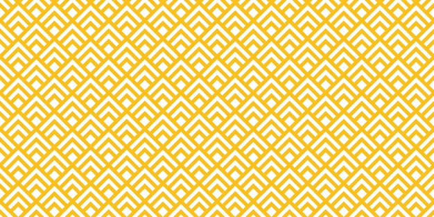 Bezszwowy wzór z żółtymi geometrycznymi kształtami