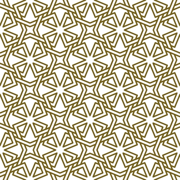 Plik wektorowy bezszwy geometryczny ozdoby w stylu arabskim