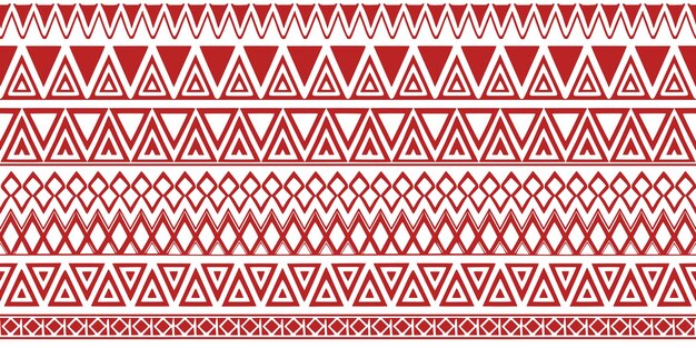 Bezszwy wzór tło etniczne ornamenty geometryczne granica