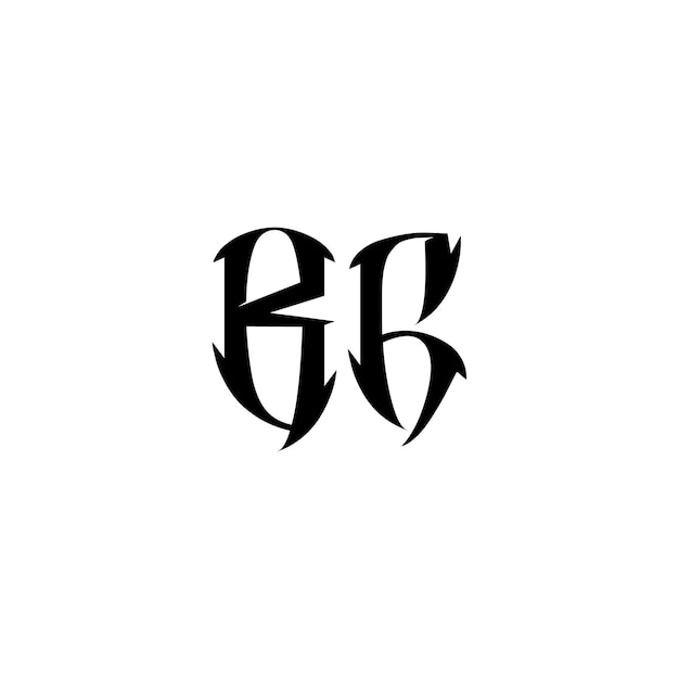 BG Monogram Logo Design list tekst nazwa symbol monochromatyczne logotyp alfabet znak proste logo
