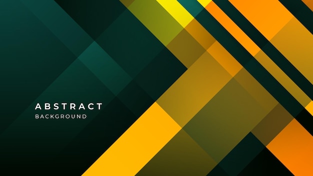 BG10Abstract geometryczne zielone pomarańczowe tło do prezentacji tła biznesowego banera korporacyjnego i wiele więcej Premium Wektorów