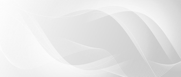 Białe i szare minimalne abstrakcyjne tło
