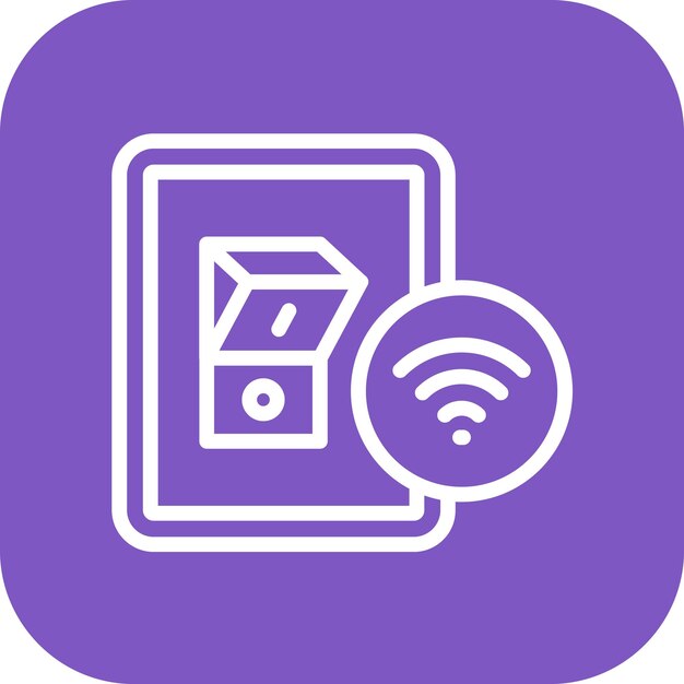 białe logo z telefonem na nim