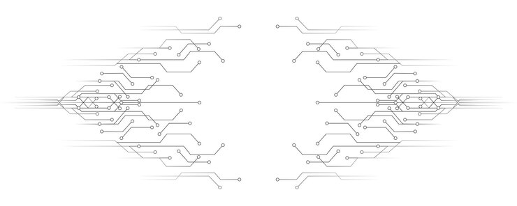 białe tło wzór linia projektowa technologia prosta z miejscem na tekst