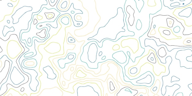 Plik wektorowy białe tło z kolorowym topograficznym wzorem falistym