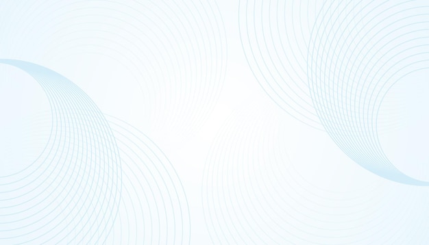 białe tło z miękkimi niebieskimi liniami spiralnymi