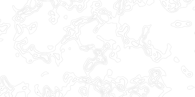 Białe tło z topograficznym falistym wzorem