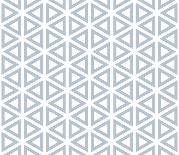Biało-niebieski geometryczny wzór z trójkątami na jasnoniebieskim tle.
