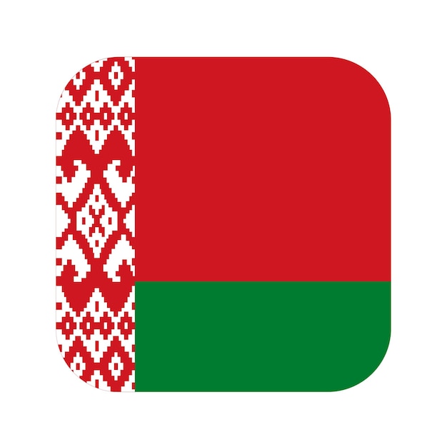Białoruś Flaga Prosta Ilustracja Na Dzień Niepodległości Lub Wybory