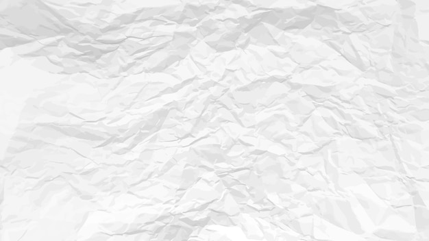 Biały, czysty, zmarszczony papier