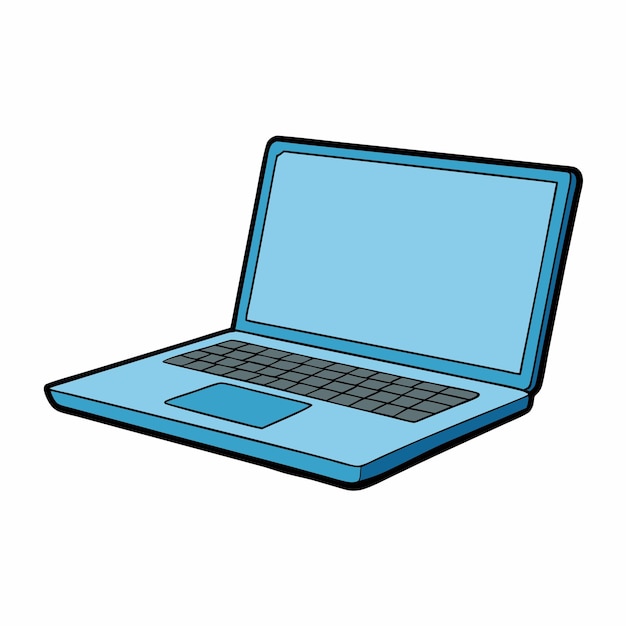 Biały, płaski, aluminiowy laptop.
