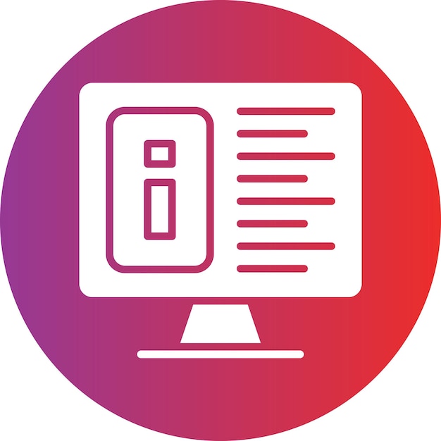 biały telefon z czerwonym kręgiem z fioletowym kręgiem wokół niego